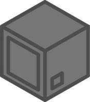 diseño de icono de vector de caja