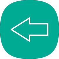 Left Vector Icon Design