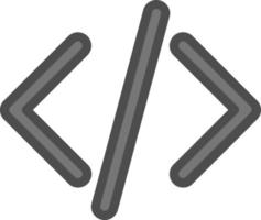 Code Vector Icon Design