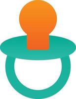 Pacifier Vector Icon Design