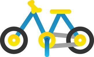 diseño de icono de vector de juguete de bicicleta