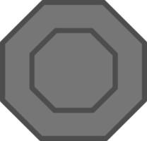 Octagon Vector Icon Design