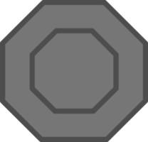 Octagon Vector Icon Design