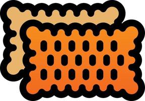 Biscuit Vector Icon Design