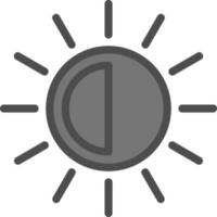 Brightness Vector Icon Design