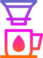 Coffee Dripper Vector Icon Design