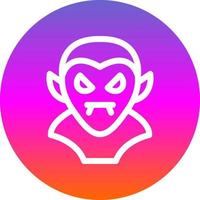 Dracula Vector Icon Design