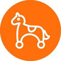 Toy Horse Vector Icon Design