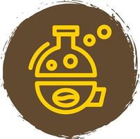 diseño de icono de vector de ciencia de café