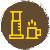 Aeropress Vector Icon Design