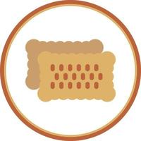 Biscuit Vector Icon Design