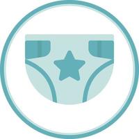 Diaper Vector Icon Design