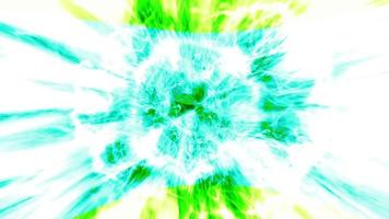 Green shockwave effect video