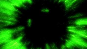 Green shockwave effect video