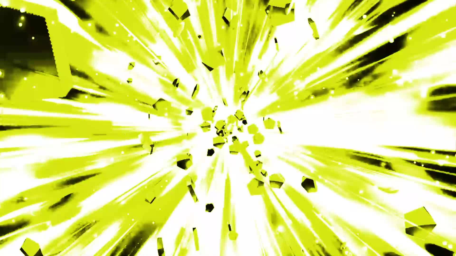 Yellow warp speed line 15326228 Stock Video at Vecteezy