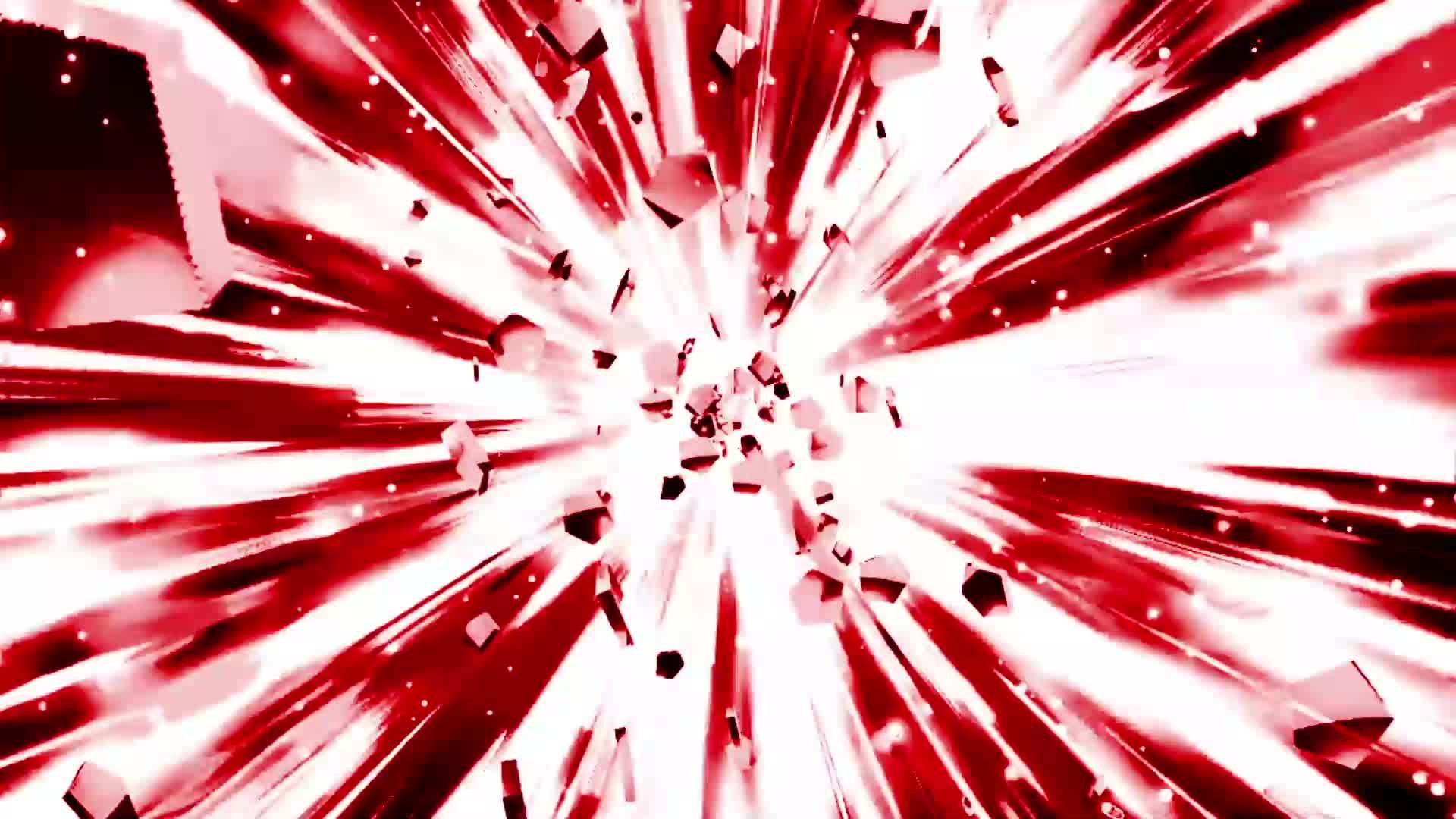 Red warp speed line 15326236 Stock Video at Vecteezy