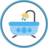 Bathtub Vector Icon Design