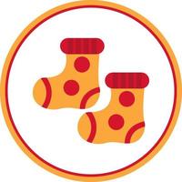 Baby Socks Vector Icon Design