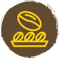 Coffee Beans Vector Icon Design