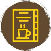 Coffee Card Vector Icon Design