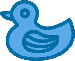 Rubber Duck Vector Icon Design