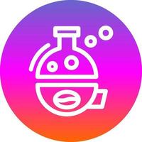 diseño de icono de vector de ciencia de café