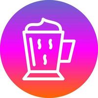 Coffee Latte Vector Icon Design