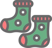 Baby Socks Vector Icon Design