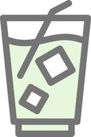 Milkshake Vector Icon Design