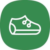 diseño de icono de vector de zapatos de bebé