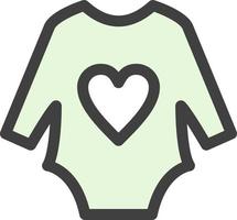 Baby Clothes Vector Icon Design