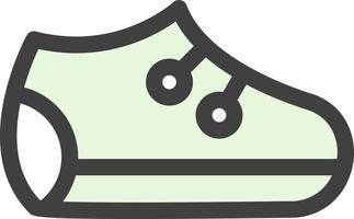 diseño de icono de vector de zapatos de bebé