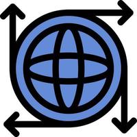 Global Infrastructure Vector Icon Design