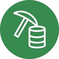 Data Mining Vector Icon Design