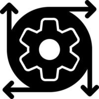 Data Transformation Vector Icon Design