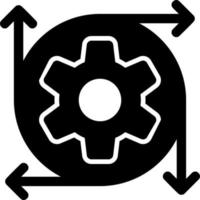 Data Transformation Vector Icon Design