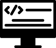 diseño de icono de vector de programación