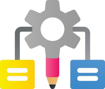 diseño de icono de vector de algoritmo de diseño