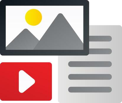 Unstructured Data Vector Icon Design