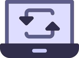 Data Synchronization Vector Icon Design