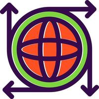 Global Infrastructure Vector Icon Design