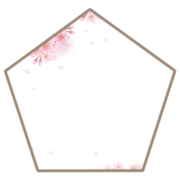 Pink Sakura Frame png