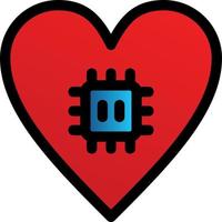 diseño de icono de vector de computación afectiva