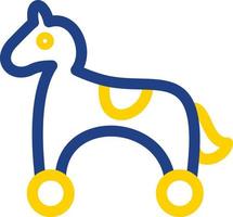 Toy Horse Vector Icon Design