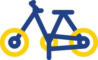 diseño de icono de vector de juguete de bicicleta