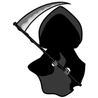 Grim Reaper with  sickle png