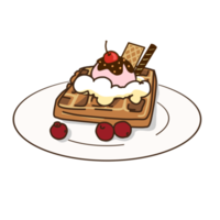 Waffeleis png