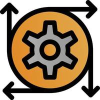 Data Transformation Vector Icon Design