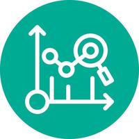 Predictive Analytics Vector Icon Design