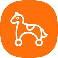 Toy Horse Vector Icon Design